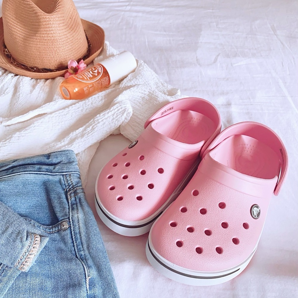 Pink CROCS